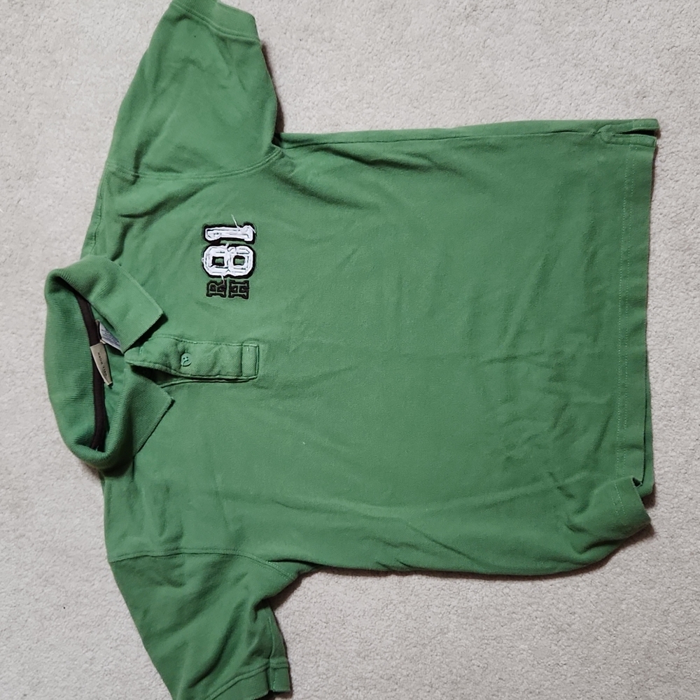 Boys Green Polo Shirt - S(8)